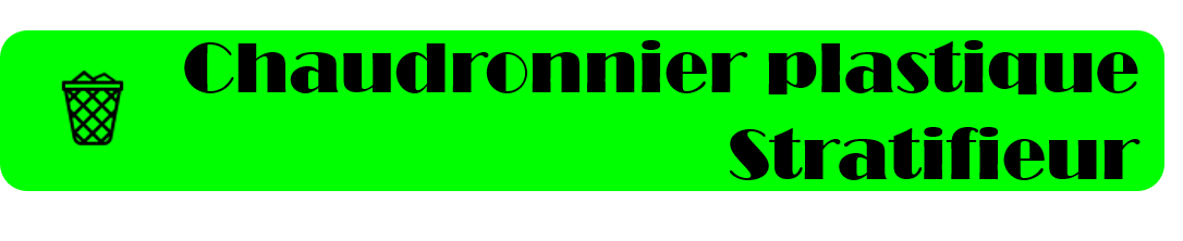 Chaudronnier plastique logo