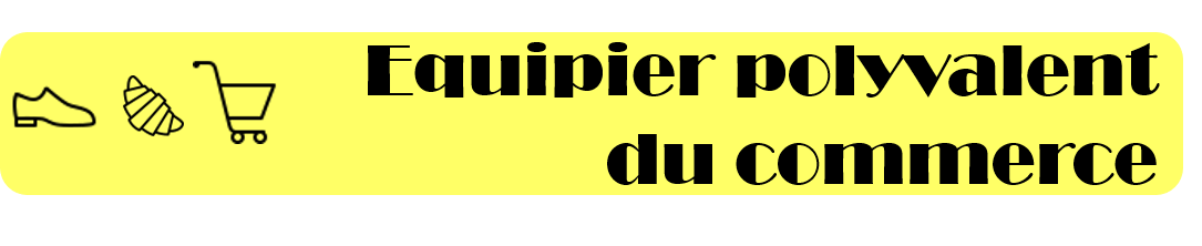 Equipier polyvalent du commerce logo
